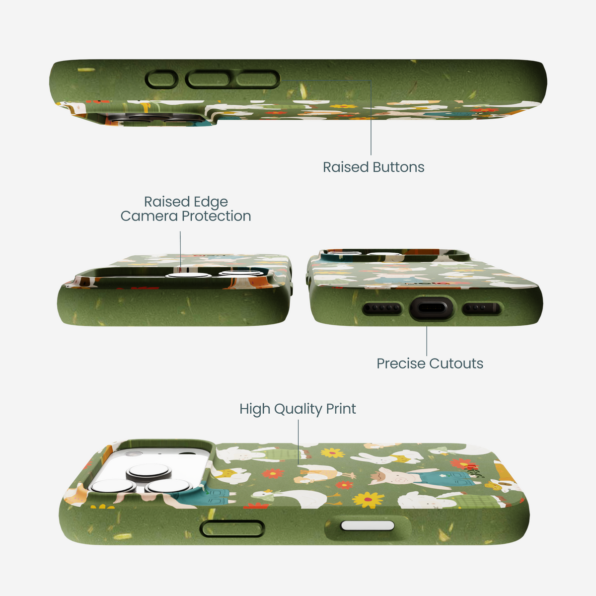 Forest Floor Barn Besties iPhone 17 Pro Case