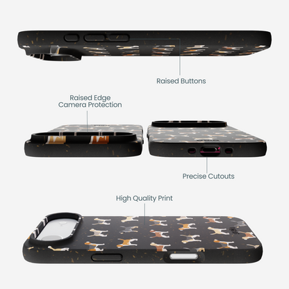 Black Beagle Buds iPhone Air Case