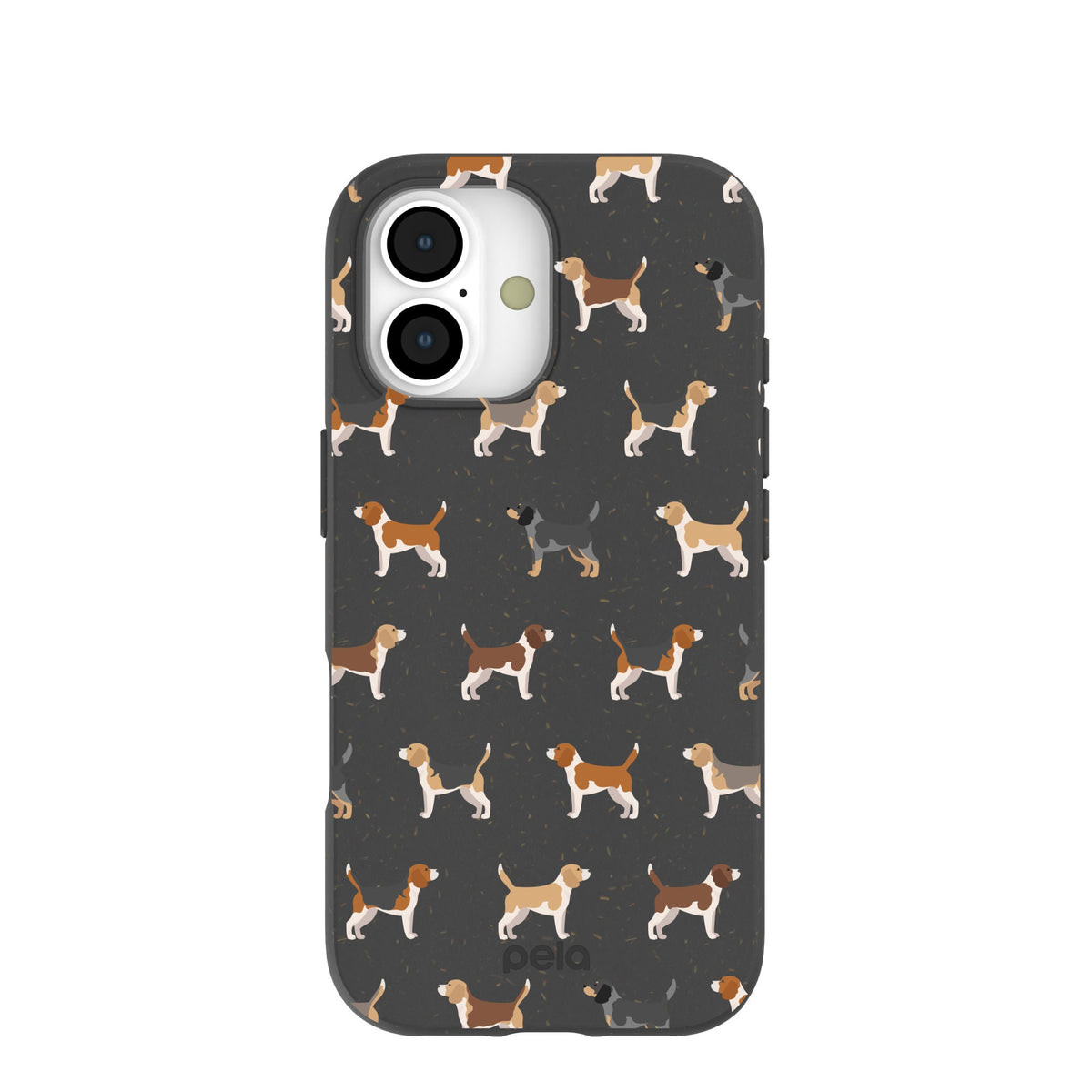 Black Beagle Buds iPhone 17 Case