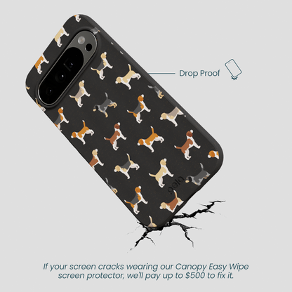 Black Beagle Buds Google Pixel 10 Pro XL Case