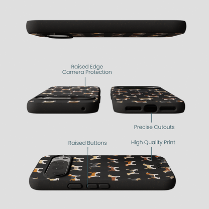 Black Beagle Buds Google Pixel 10/10 Pro Case