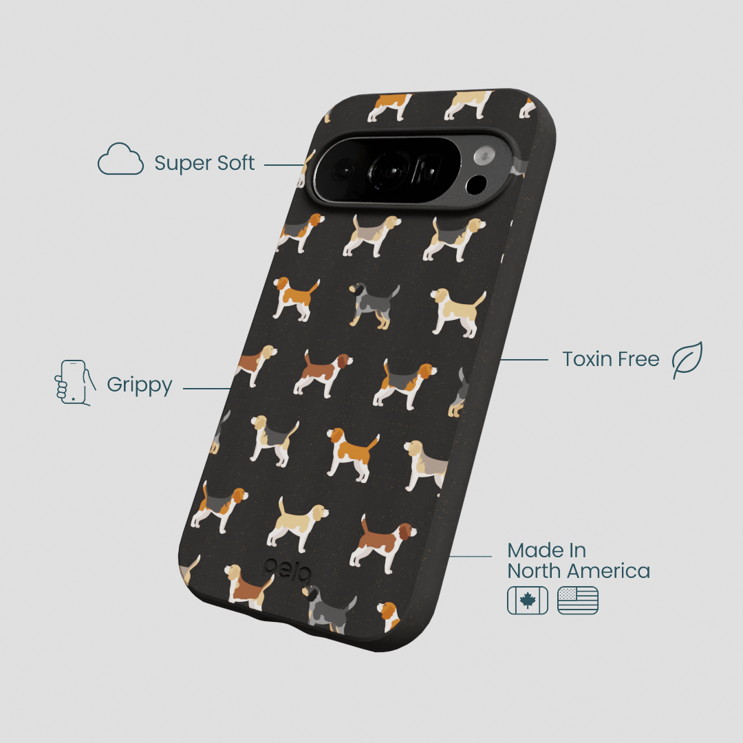 Black Beagle Buds Google Pixel 10/10 Pro Case