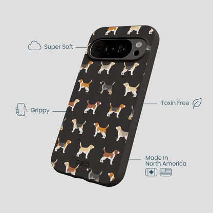 Black Beagle Buds Google Pixel 10/10 Pro Case