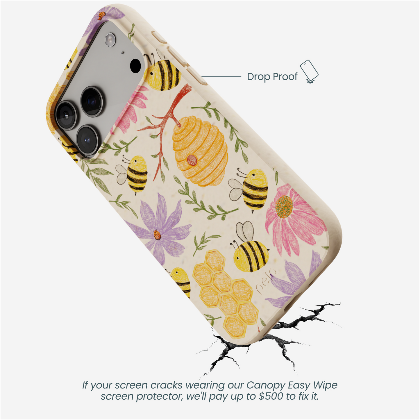 Seashell Bee Life iPhone 17 Pro Max Case