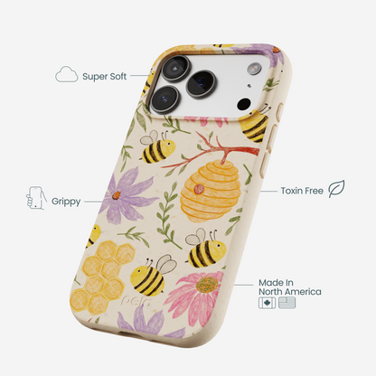 Seashell Bee Life iPhone 17 Pro Case
