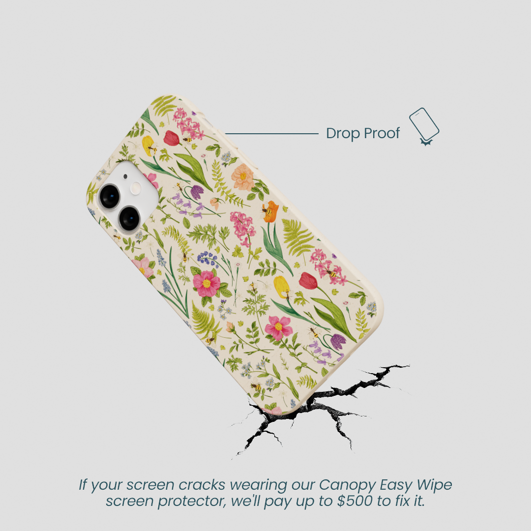 Seashell Bee Meadow iPhone 12 Mini Case