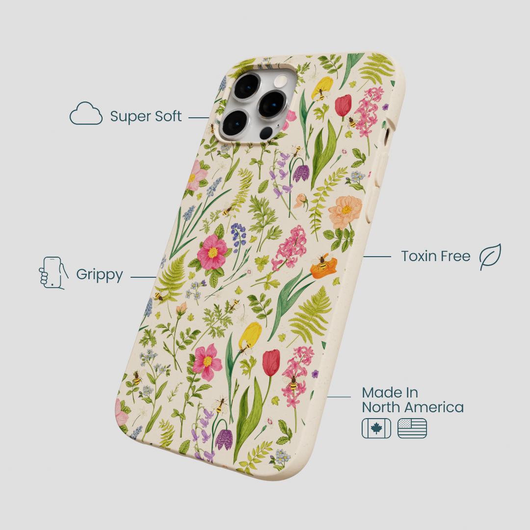 Seashell Bee Meadow iPhone 12 Pro Max Case