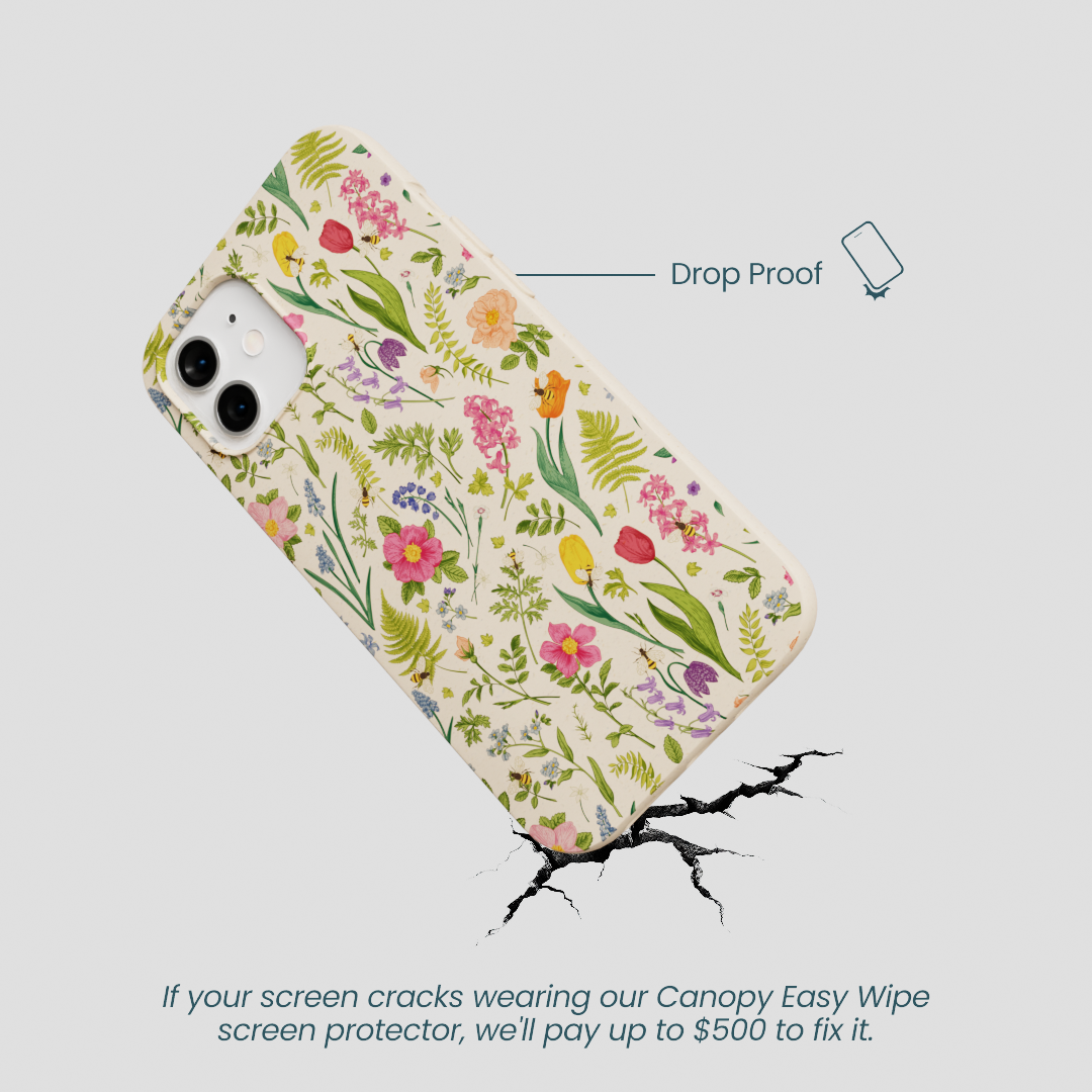 Seashell Bee Meadow iPhone 12/ iPhone 12 Pro Case