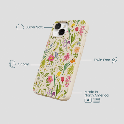 Seashell Bee Meadow iPhone 13 Mini Case