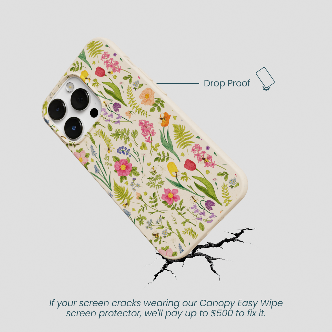 Seashell Bee Meadow iPhone 13 Pro Case