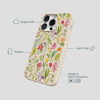 Seashell Bee Meadow iPhone 13 Pro Case