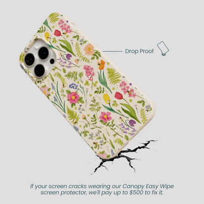 Seashell Bee Meadow iPhone 14 Pro Max Case