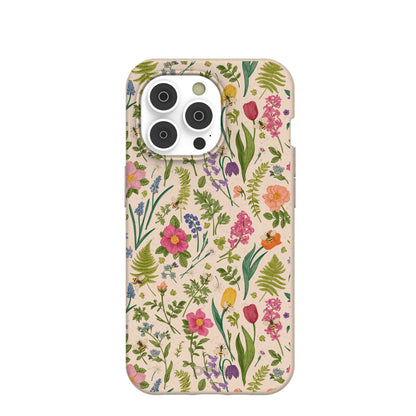 Seashell Bee Meadow iPhone 14 Pro Case