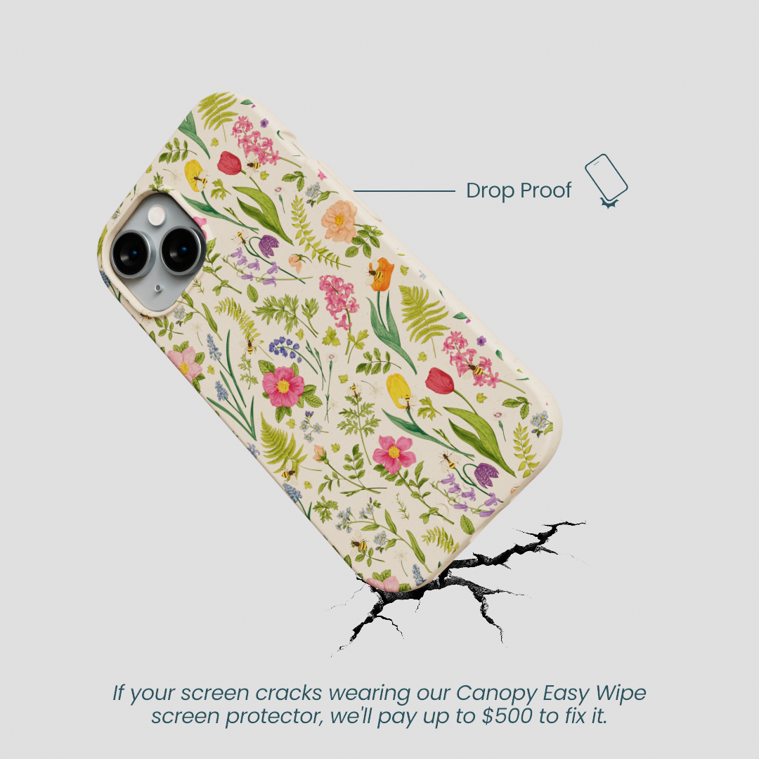 Seashell Bee Meadow iPhone 14 Case