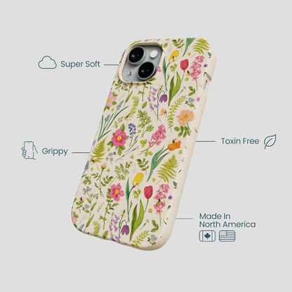 Seashell Bee Meadow iPhone 14 Case