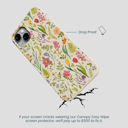 Seashell Bee Meadow iPhone 15 Plus Case
