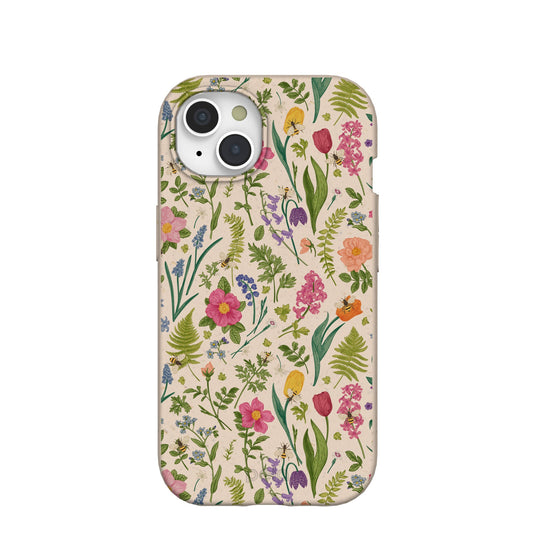 Seashell Bee Meadow iPhone 15 Case