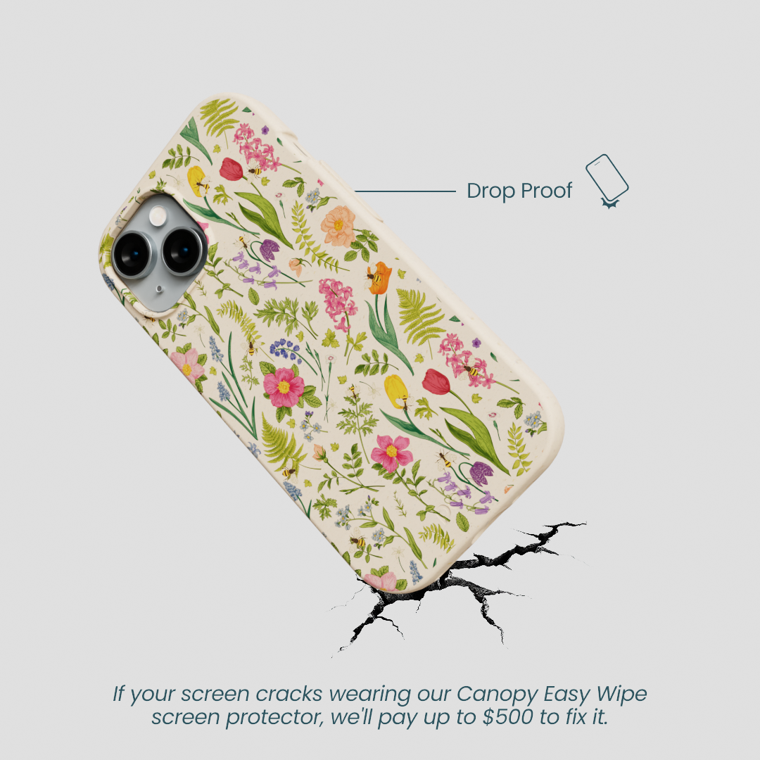 Seashell Bee Meadow iPhone 15 Case