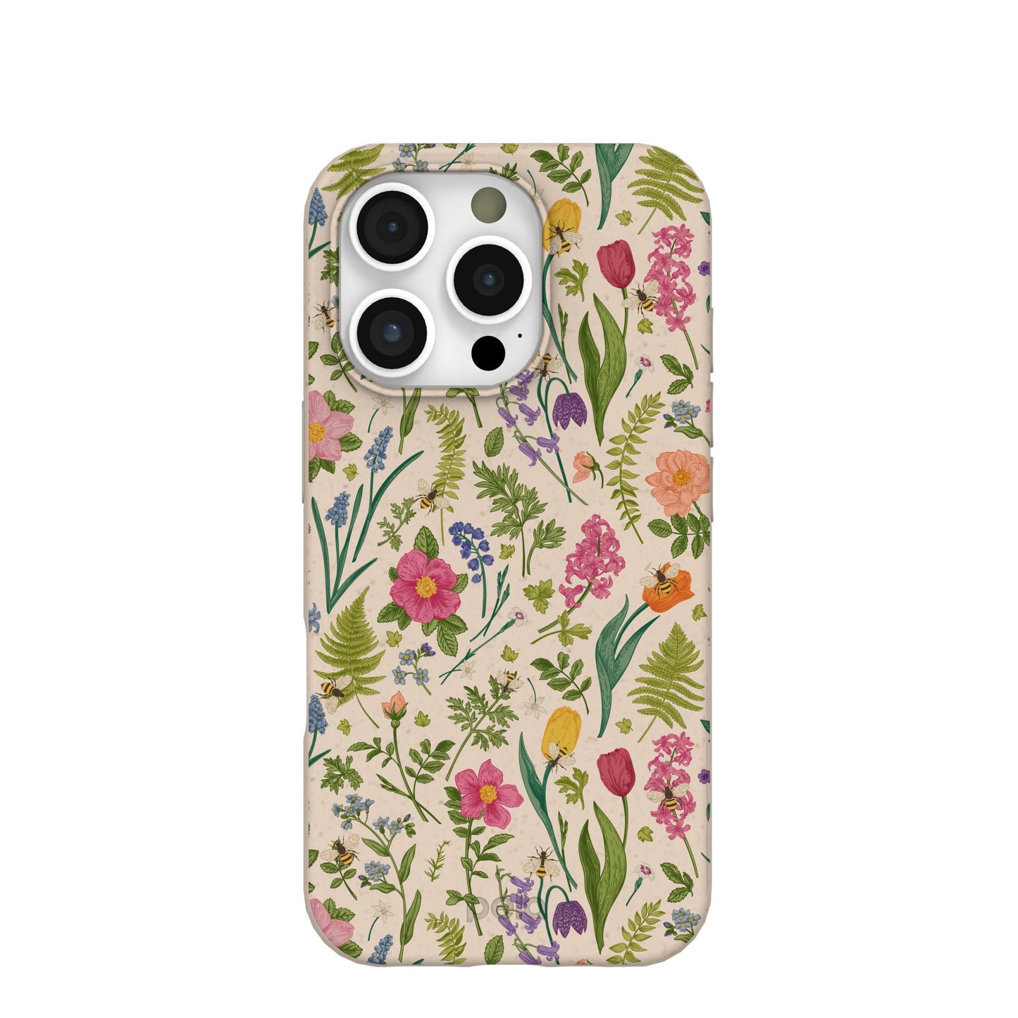 Seashell Bee Meadow iPhone 16 Pro Case