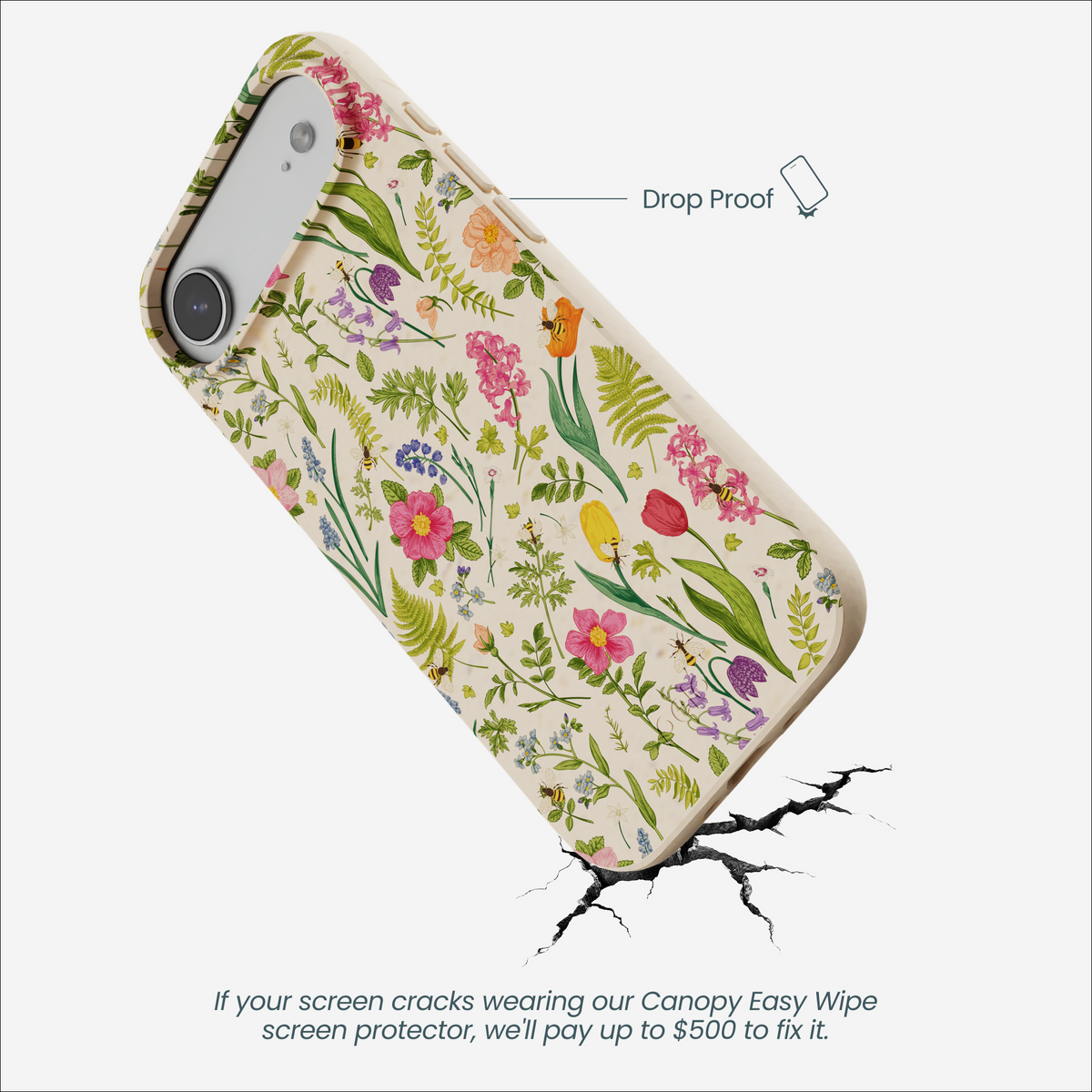 Seashell Bee Meadow iPhone 17 Air Case