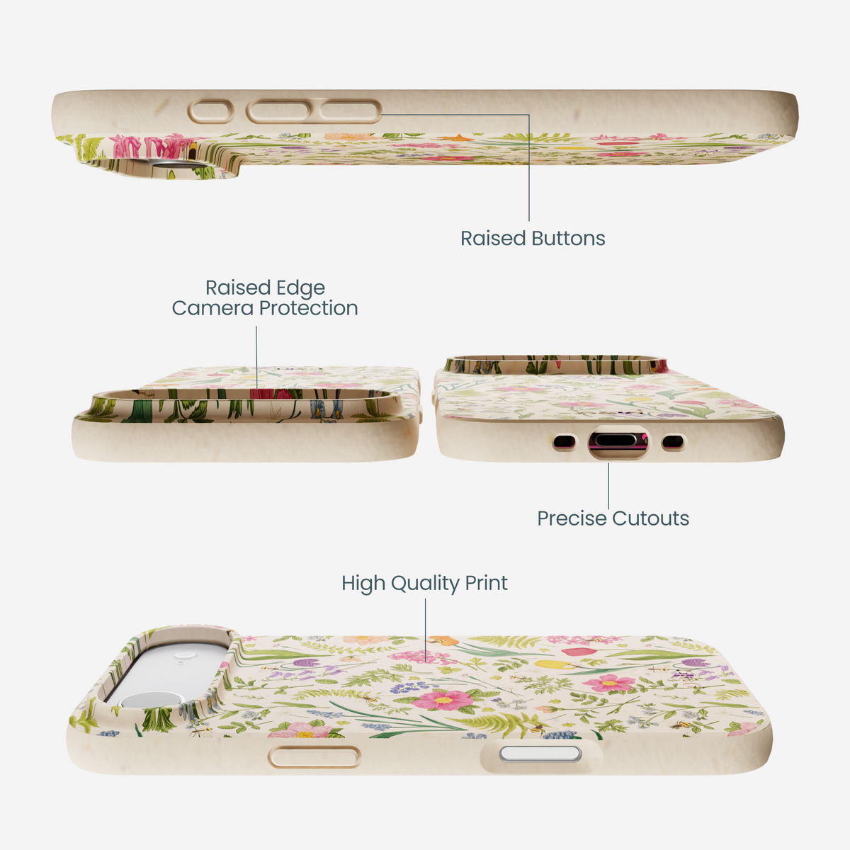 Seashell Bee Meadow iPhone 17 Air Case