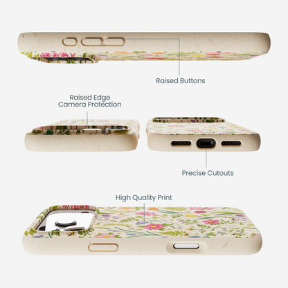 Seashell Bee Meadow iPhone 17 Pro Max Case