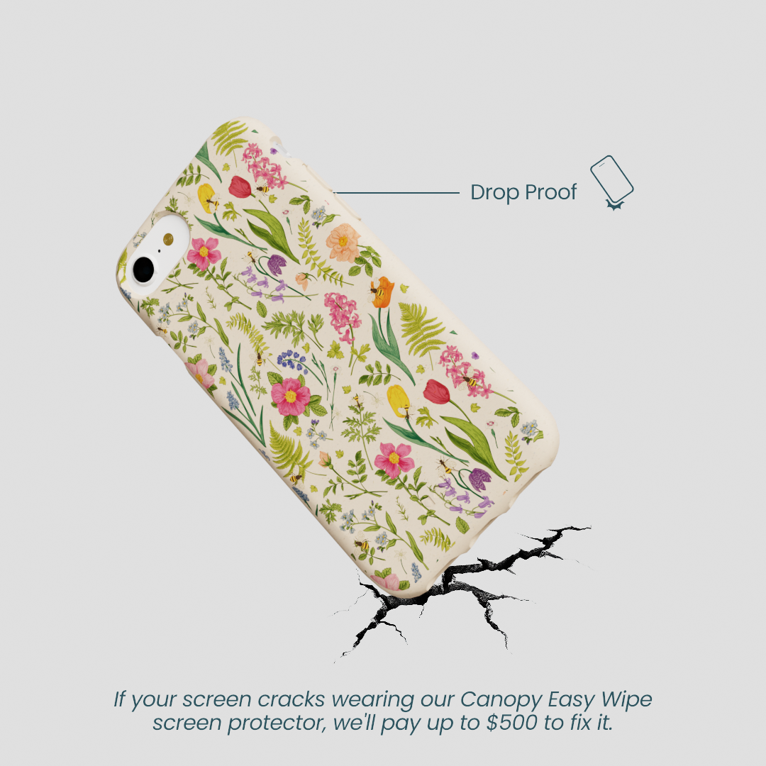 Seashell Bee Meadow iPhone 6/6s/7/8/SE Case