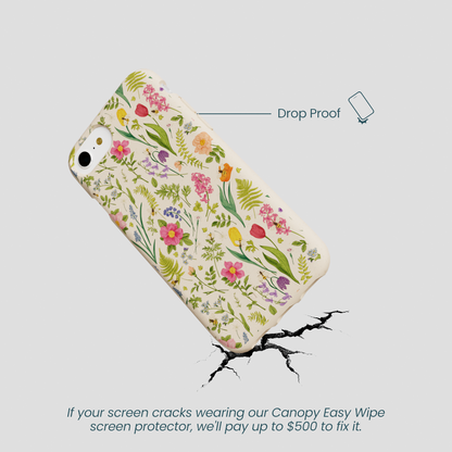 Seashell Bee Meadow iPhone 6/6s/7/8/SE Case