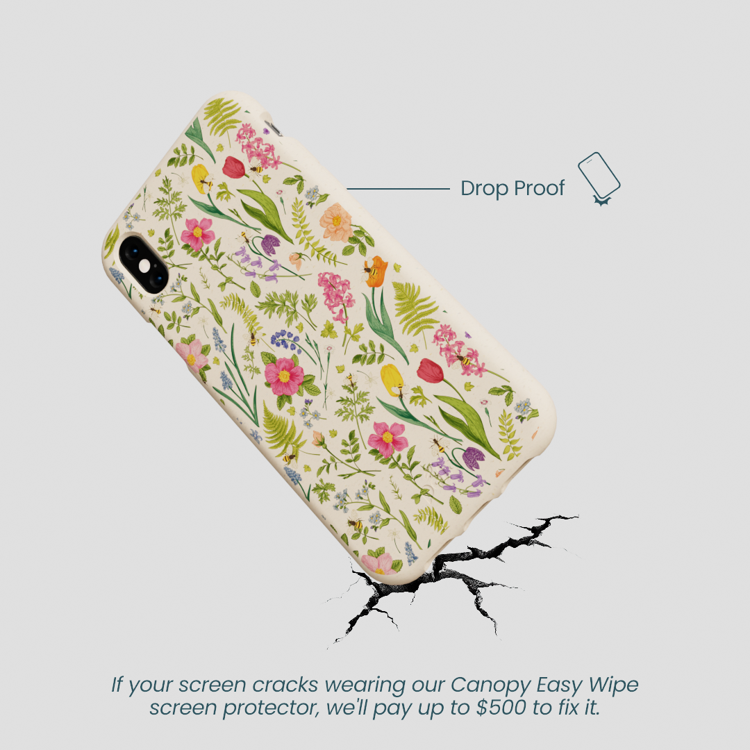 Seashell Bee Meadow iPhone XR Case