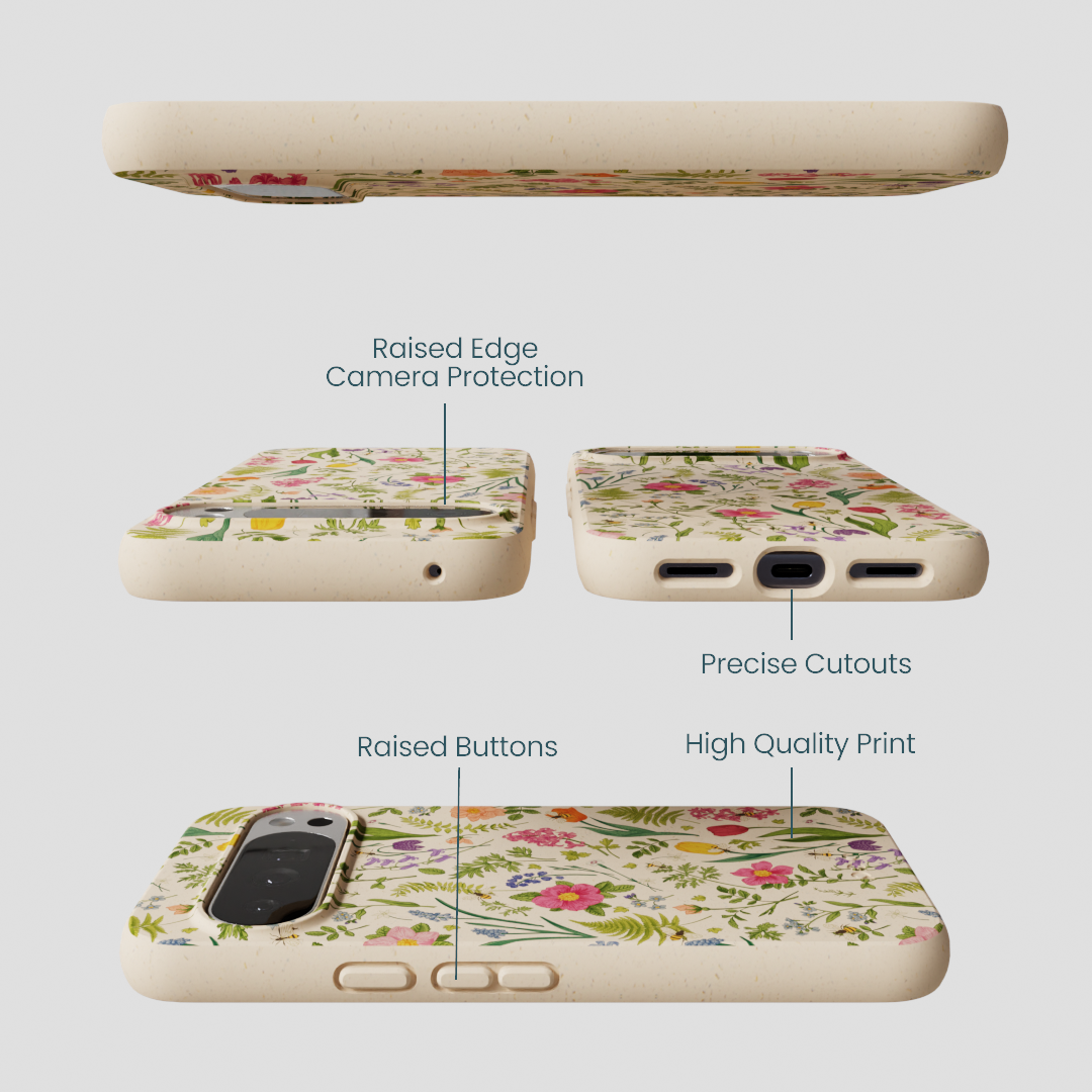 Seashell Bee Meadow Google Pixel 10 Pro XL Case