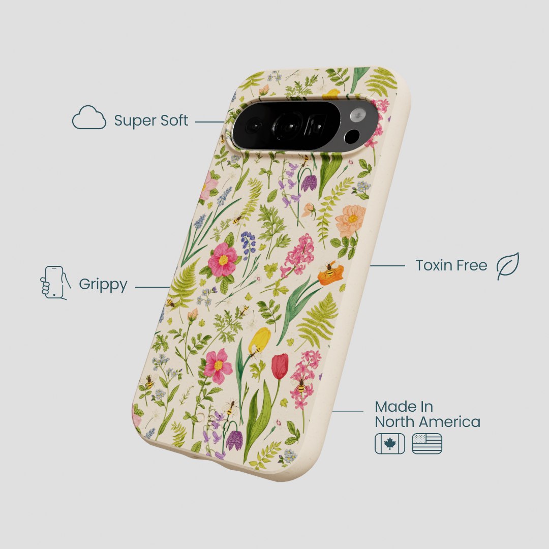 Seashell Bee Meadow Google Pixel 10/10 Pro Case