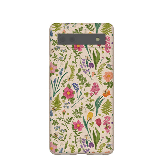 Seashell Bee Meadow Google Pixel 6a Case