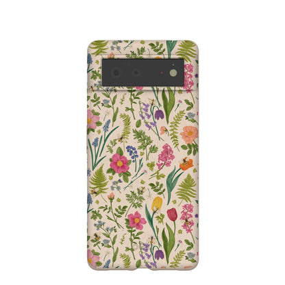 Seashell Bee Meadow Google Pixel 6 Case