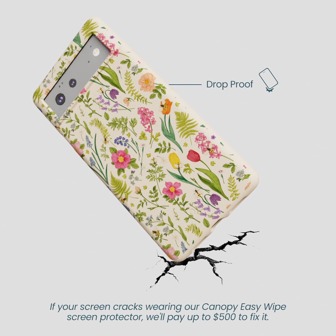 Seashell Bee Meadow Google Pixel 6 Case