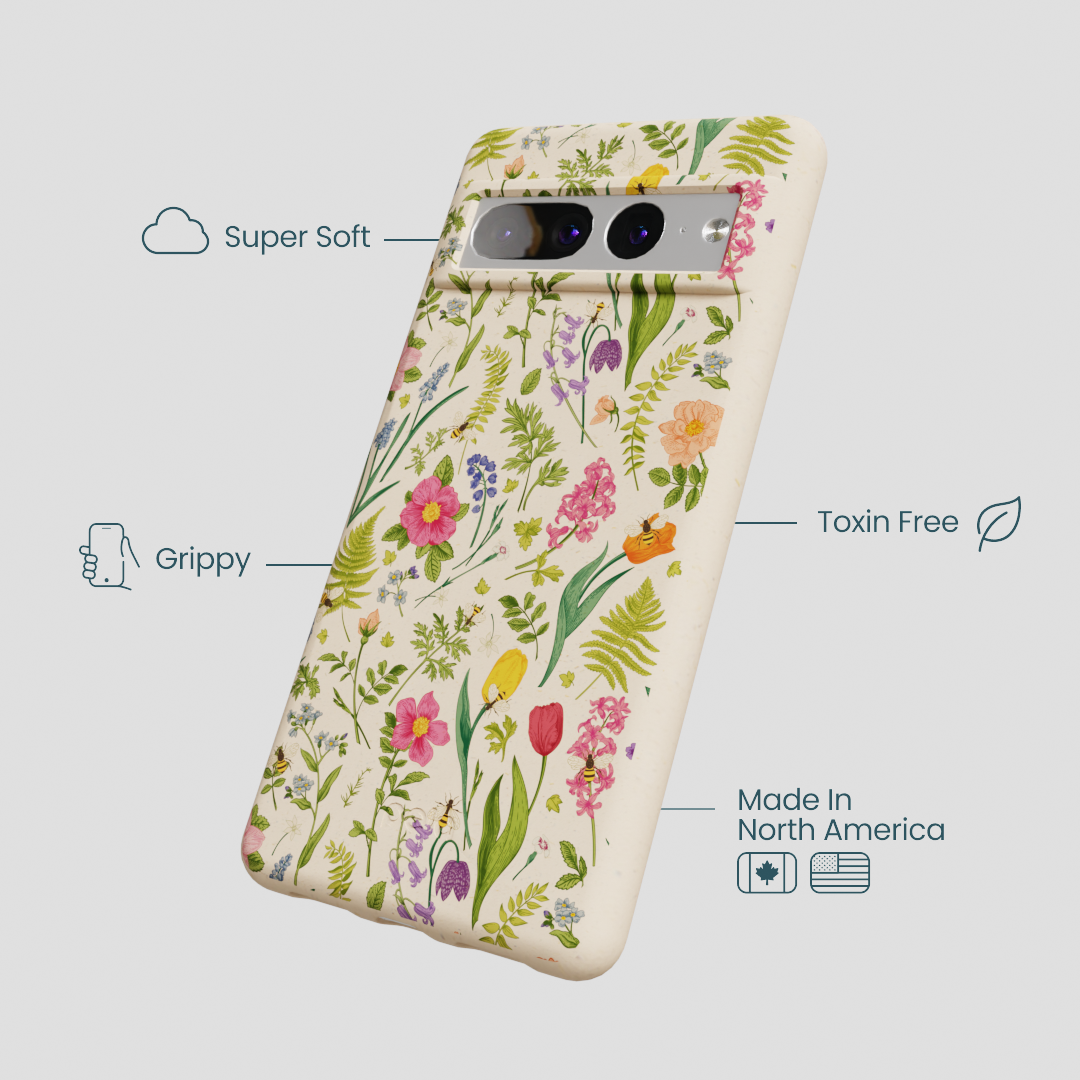 Seashell Bee Meadow Google Pixel 7 Pro Case