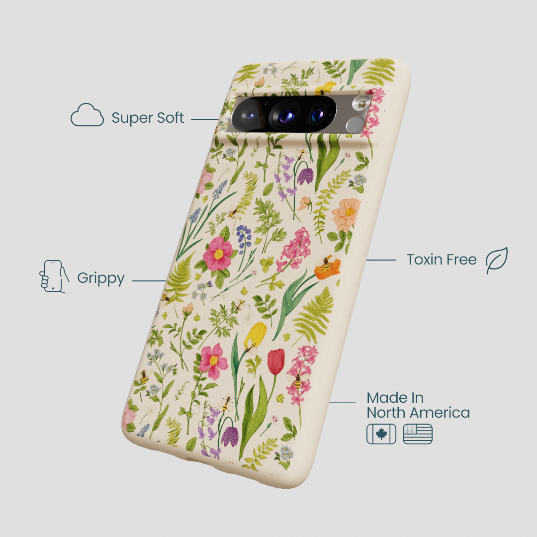 Seashell Bee Meadow Google Pixel 8 Pro Case