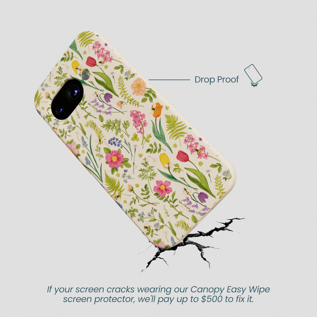 Seashell Bee Meadow Google Pixel 9a Case