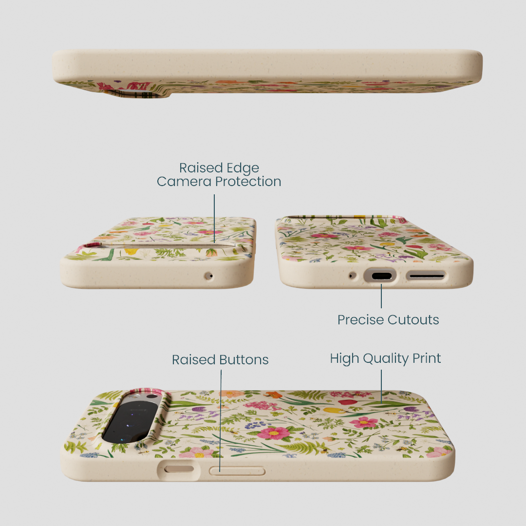 Seashell Bee Meadow Google Pixel 9 Pro XL Case