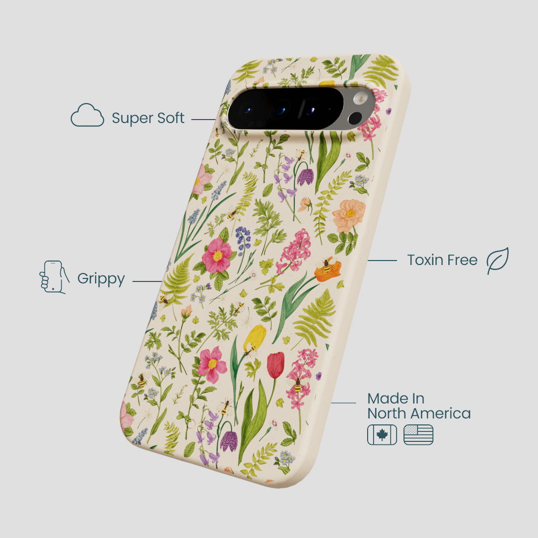 Seashell Bee Meadow Google Pixel 9 Pro XL Case