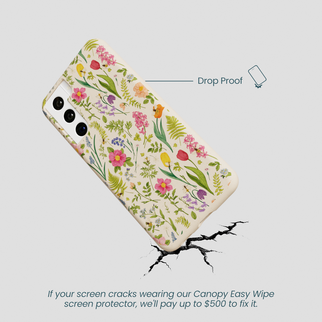 Seashell Bee Meadow Samsung Galaxy S22 Case