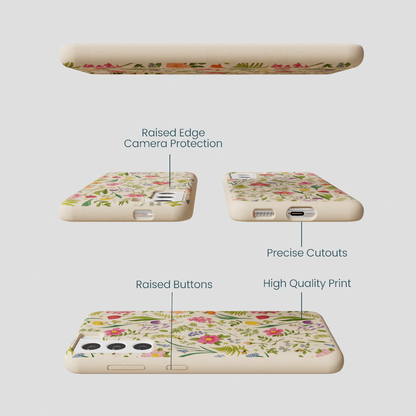 Seashell Bee Meadow Samsung Galaxy S22 Case