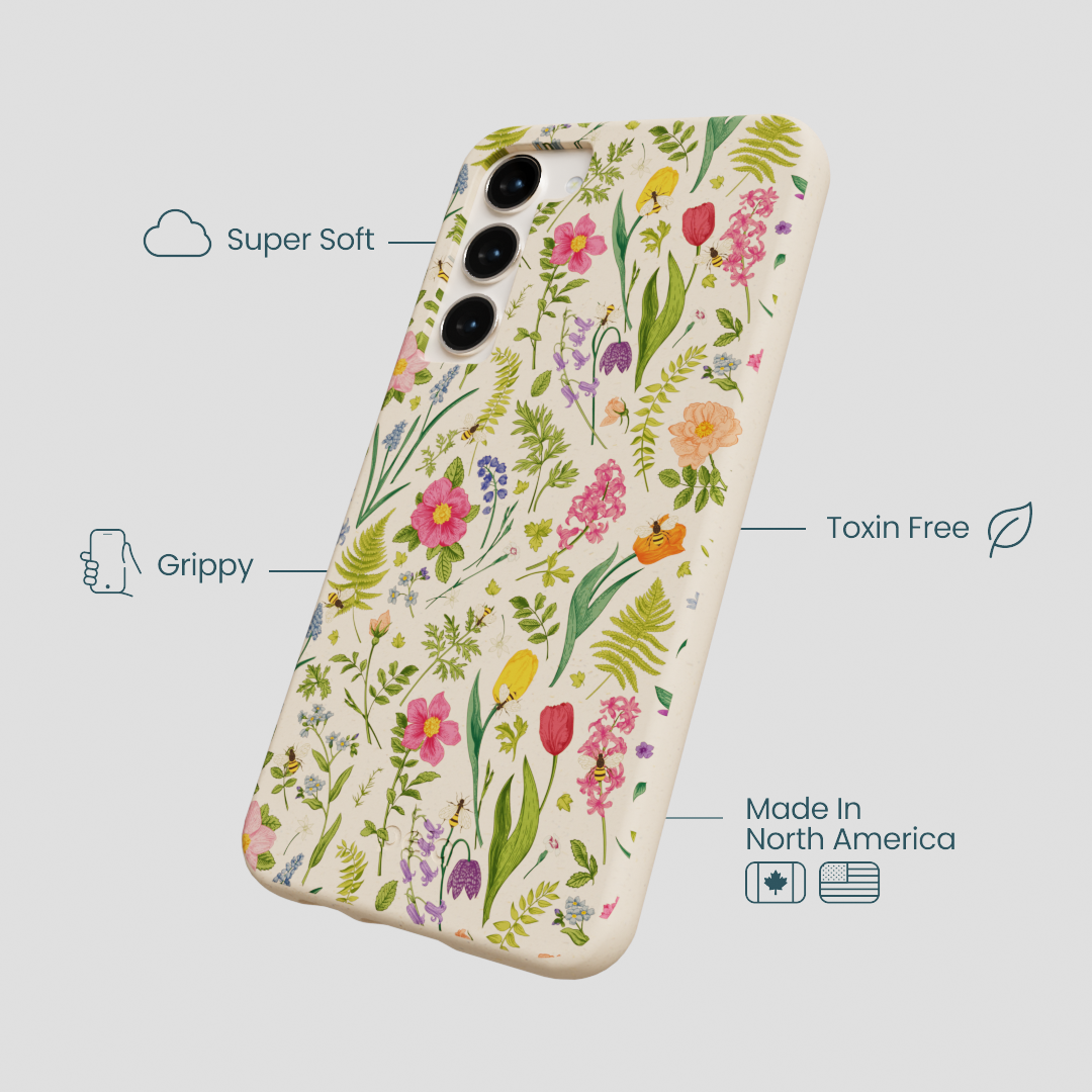 Seashell Bee Meadow Samsung Galaxy S23+(Plus) Case