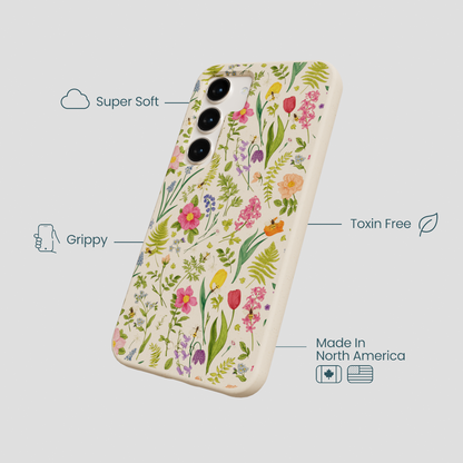 Seashell Bee Meadow Samsung Galaxy S23 Case