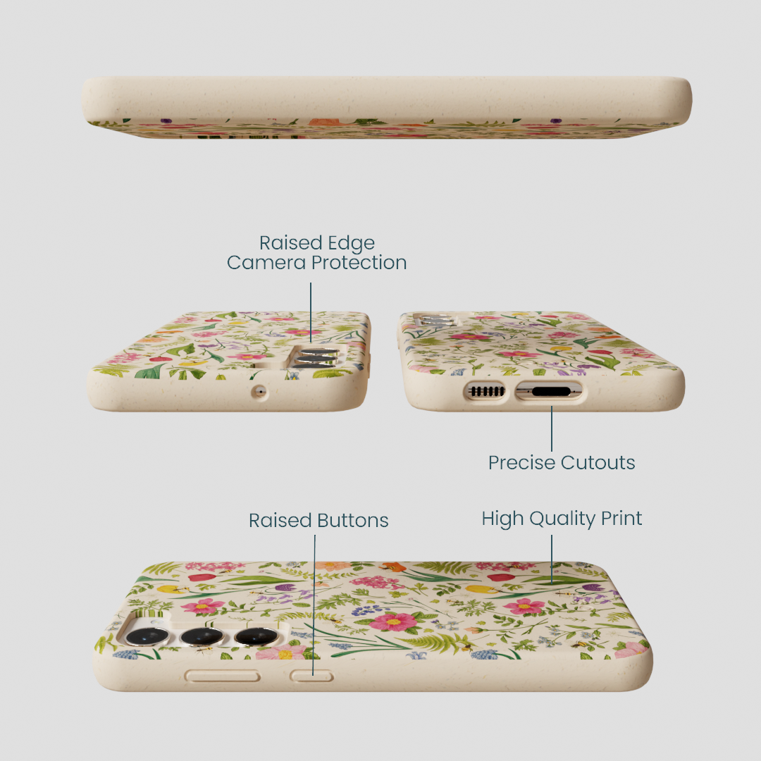 Seashell Bee Meadow Samsung Galaxy S24+(Plus) Case