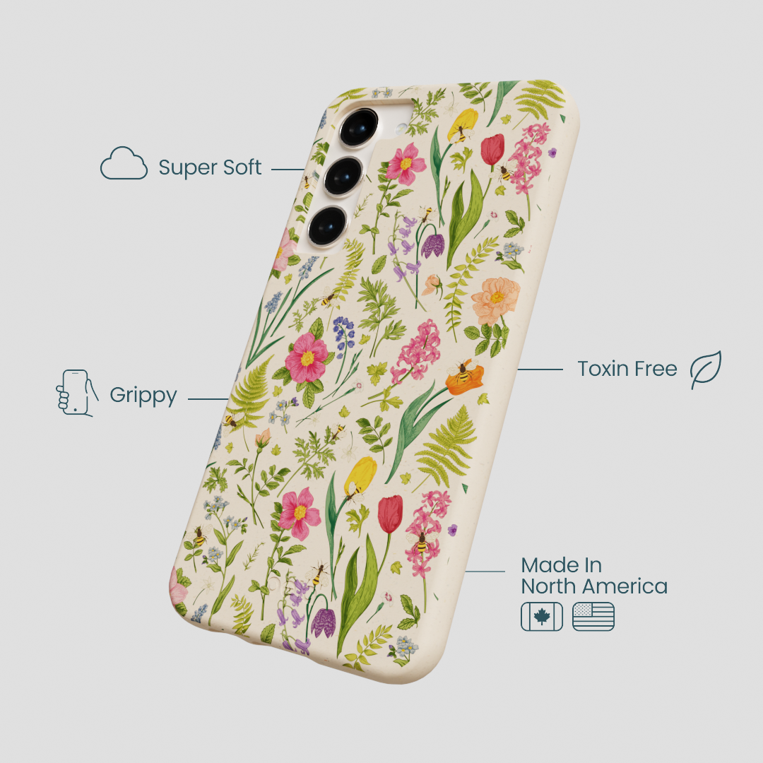 Seashell Bee Meadow Samsung Galaxy S24+(Plus) Case
