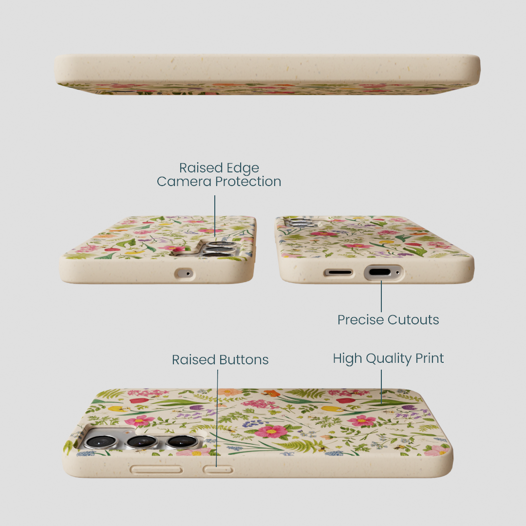 Seashell Bee Meadow Samsung Galaxy S25+(Plus) Case