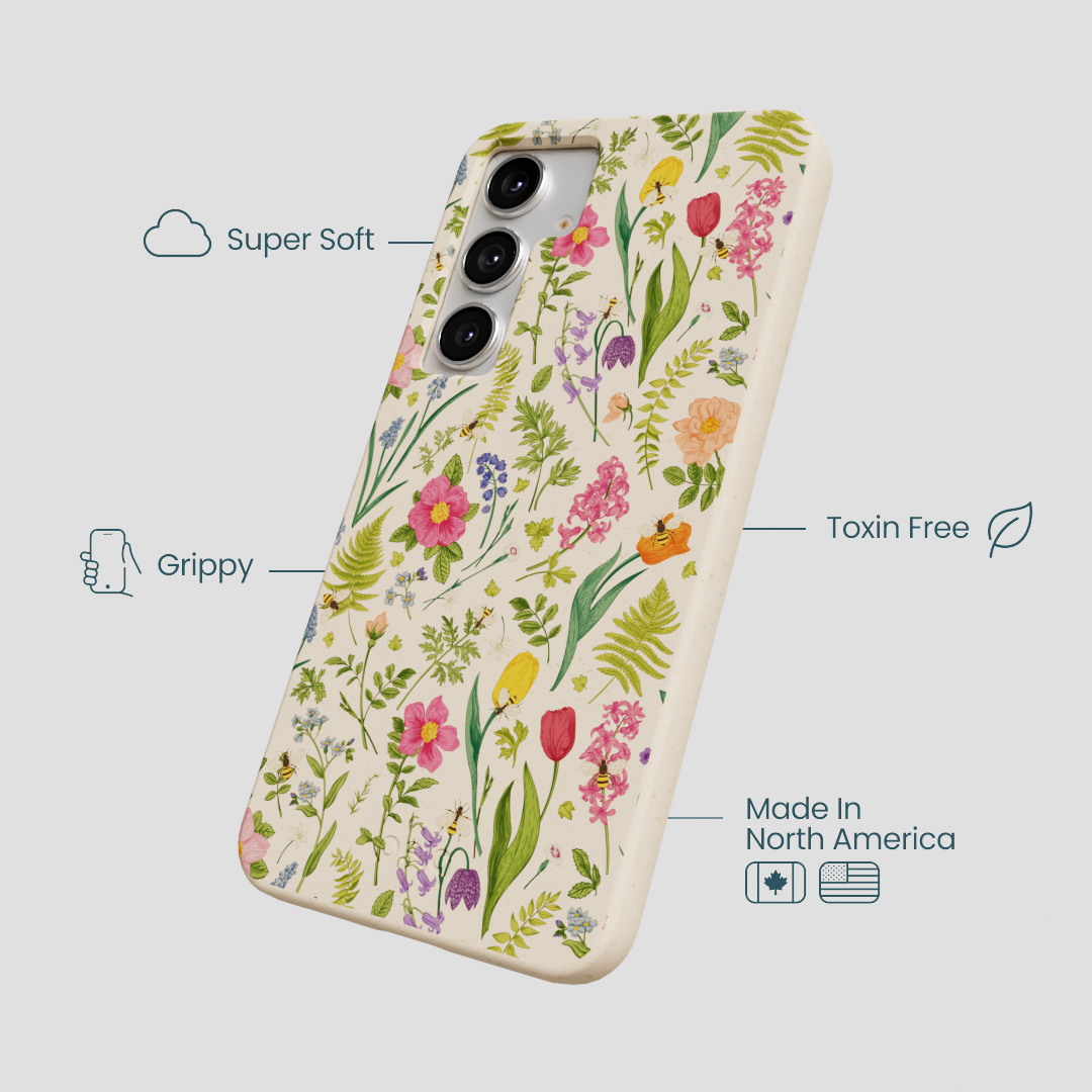 Seashell Bee Meadow Samsung Galaxy S25+(Plus) Case