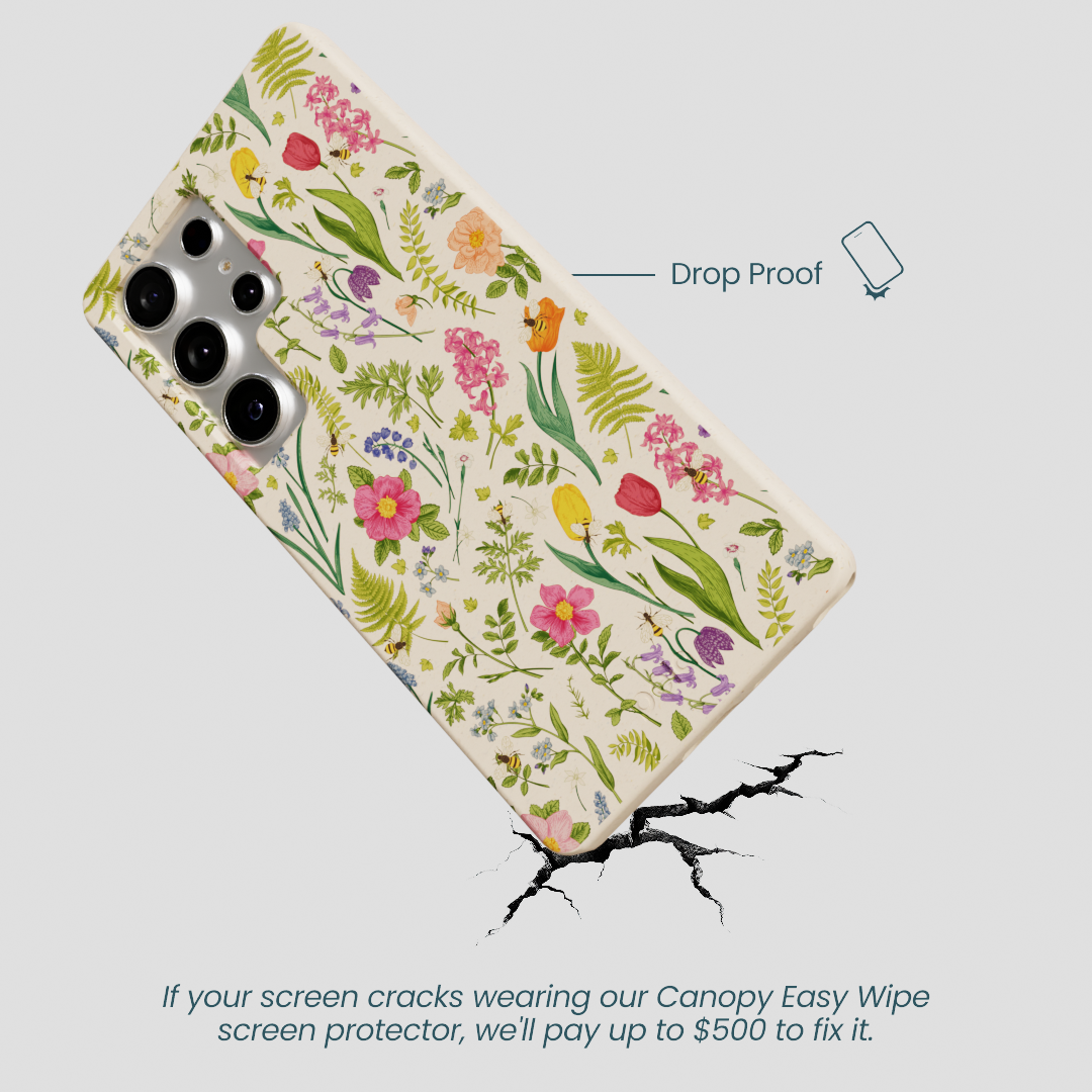 Seashell Bee Meadow Samsung Galaxy S25 Ultra Case