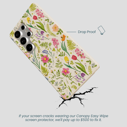 Seashell Bee Meadow Samsung Galaxy S25 Ultra Case