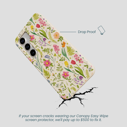 Seashell Bee Meadow Samsung Galaxy S25 Case